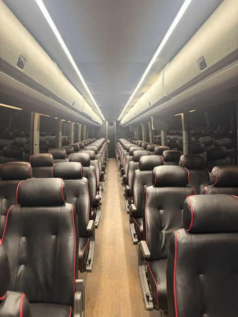 Motor coach interior - 54 Passengers